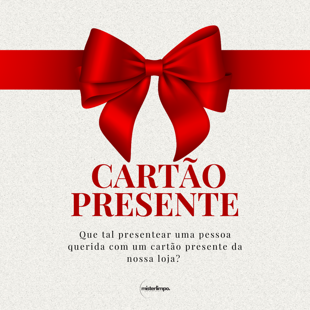 Vale Presente Loja do Mister Limpo 100€