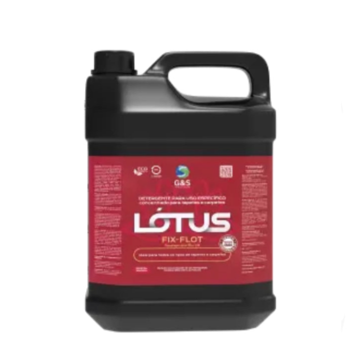 LOTUS FIX FLOT DETERGENTE PARA TAPETES E CARPETES - 5 LITROS