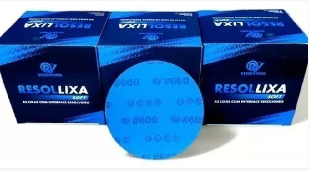 RESOLLIXA LIXA PARA POLIMENTO SOFT RESOLVIDRO 6 " #180