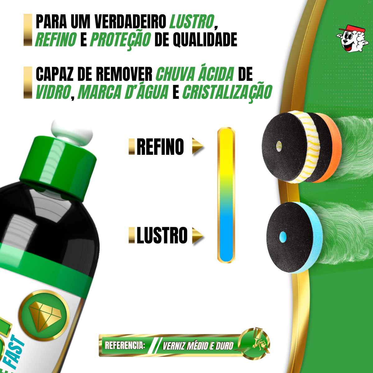 HSF | Hi Shine Fast – Refino, Lustro e Proteção (500g) LINCOLN