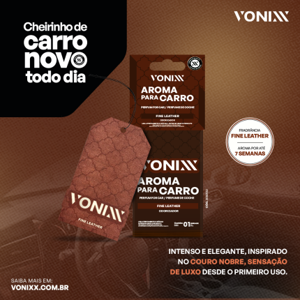 Aroma Fine Leather VONIXX – Aromatizante Automóvel