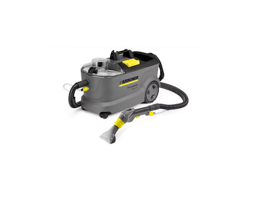 Lavadora de Estofos 1250W Karcher Puzzi 10/1 com Cabo para carpetes