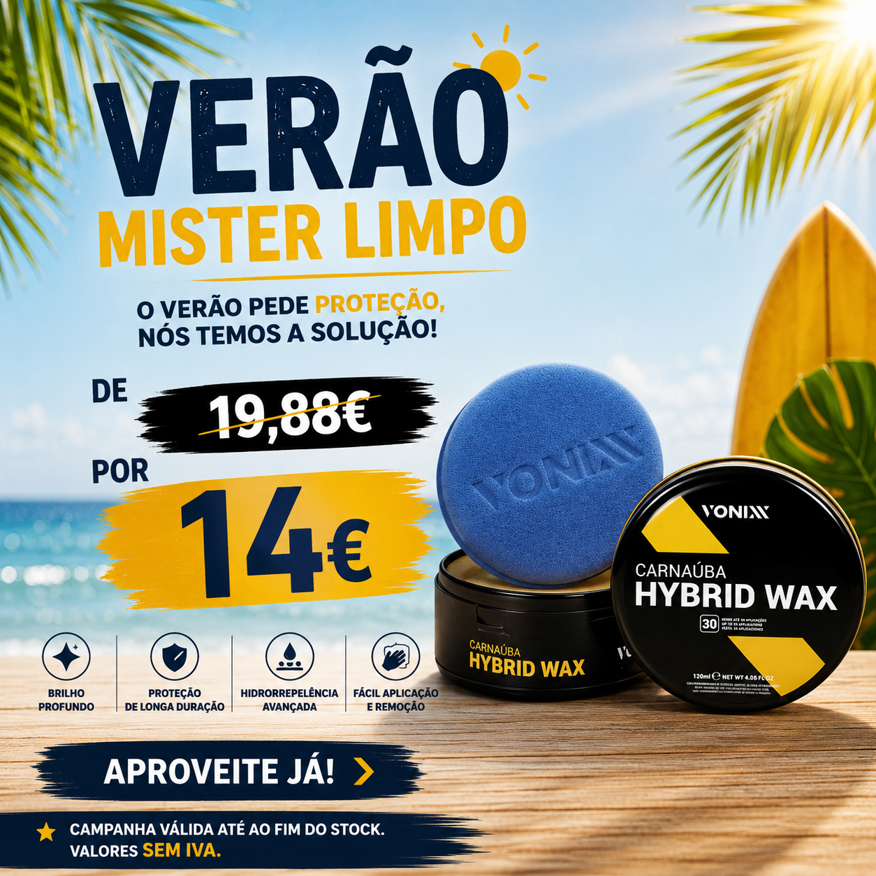 CARNAÚBA HYBRID WAX 240g
