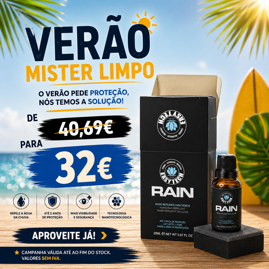 Insignia Rain – Repelente de Chuva para Parabrisas – Até 1 Ano de Proteção – EasyTech