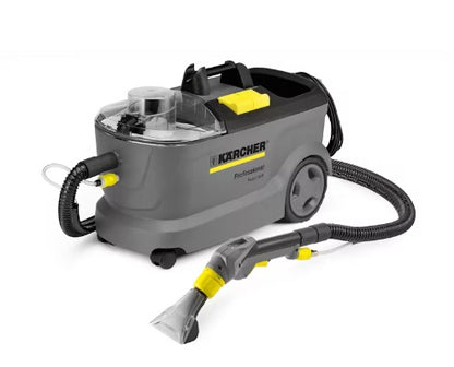 Lavadora de Estofos 1250W Karcher Puzzi 10/1 com Cabo para carpetes
