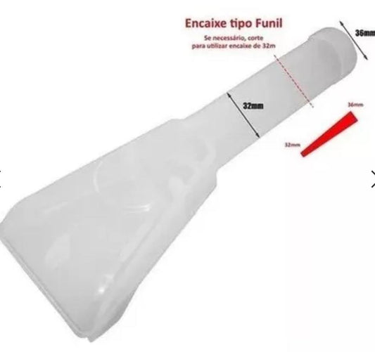 Bocal para Extratora em Plastico Transparente Universal