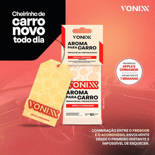 Aromatizante Apple and Cinnamon VONIXX – Aroma Automóvel