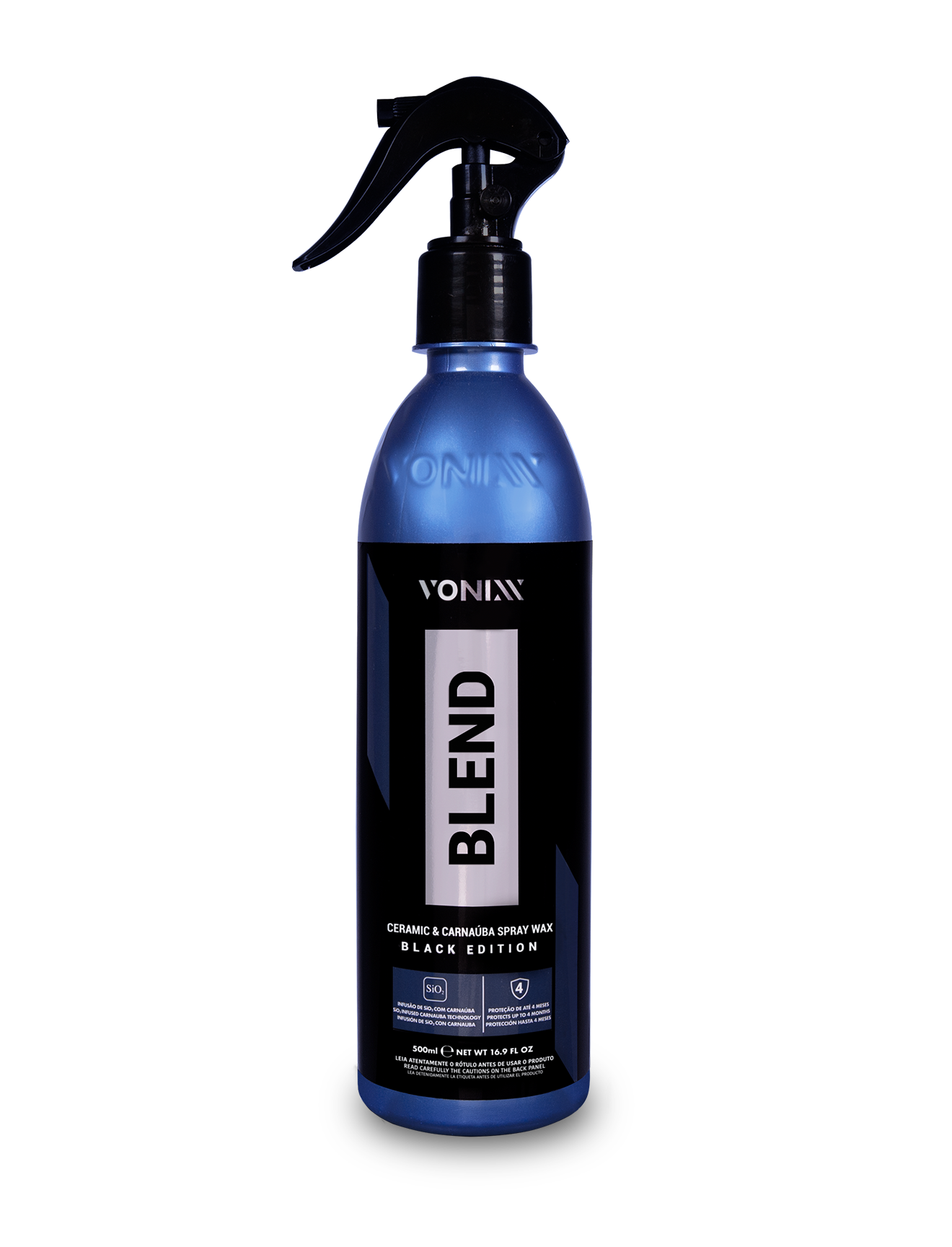 Blend ceramic e carnauba spray wax black edition