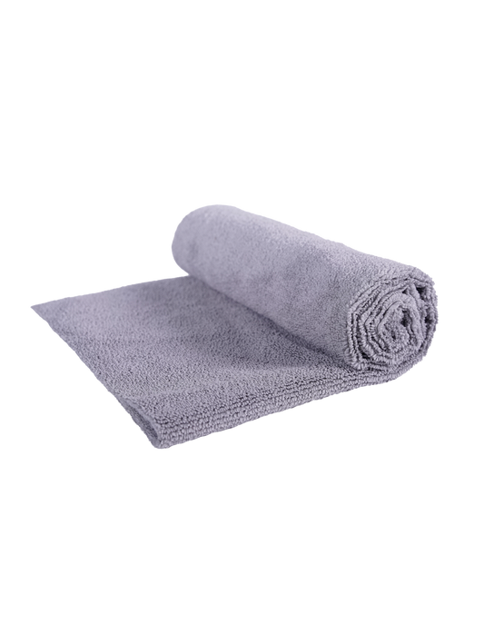 Seamless microfiber towel 40x40 280gsm Gray