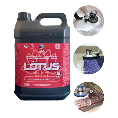 LOTUS FIX FLOT DETERGENTE PARA TAPETES E CARPETES - 5 LITROS