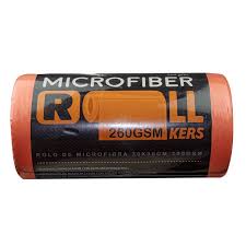 Rolo de Microfibra Roll 30x30cm 260GSM Laranja Kers (C/ 50 Panos)